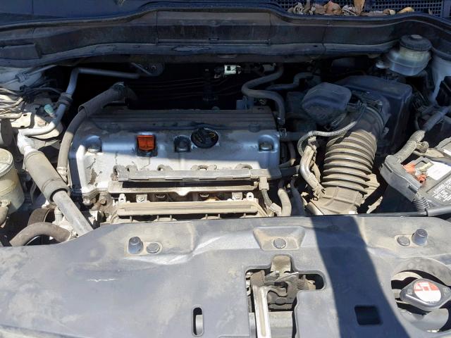 5J6RE3H78AL001385 - 2010 HONDA CR-V EXL WHITE photo 7