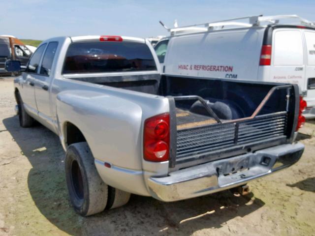 3D7ML48AX7G780260 - 2007 DODGE RAM 3500 S SILVER photo 3