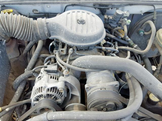 1B7GL22X0WS661925 - 1998 DODGE DAKOTA WHITE photo 7