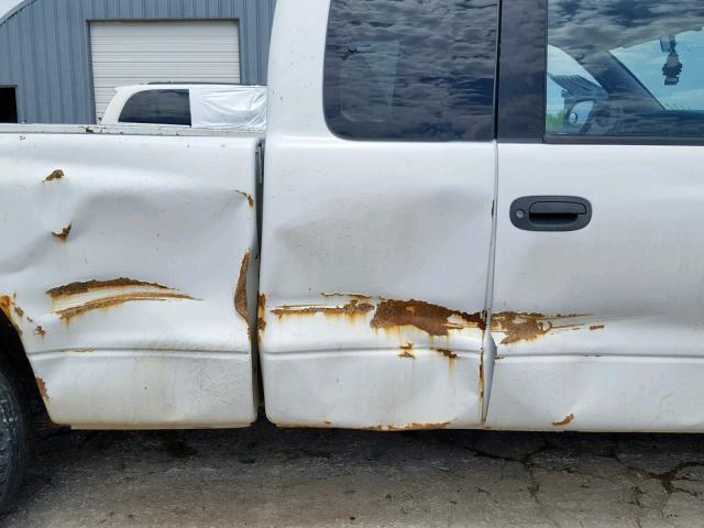 1B7GL22X0WS661925 - 1998 DODGE DAKOTA WHITE photo 9