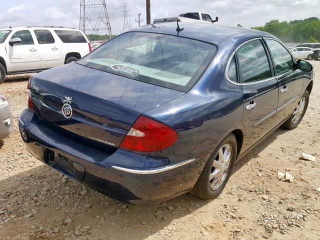 2G4WC582X71125781 - 2007 BUICK LACROSSE C BLUE photo 4