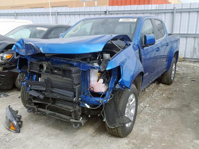 1GCGTCEN0J1127080 - 2018 CHEVROLET COLORADO L BLUE photo 2