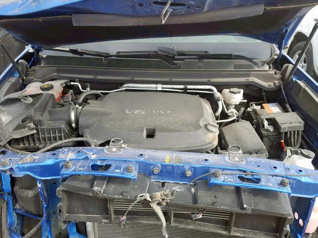 1GCGTCEN0J1127080 - 2018 CHEVROLET COLORADO L BLUE photo 7