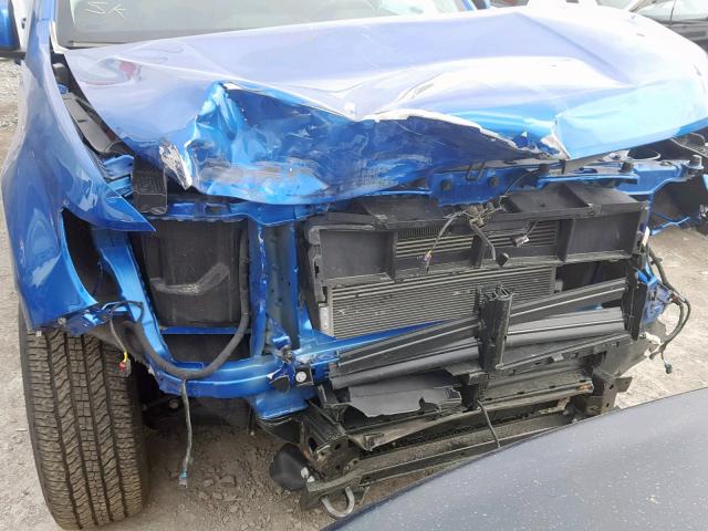 1GCGTCEN0J1127080 - 2018 CHEVROLET COLORADO L BLUE photo 9