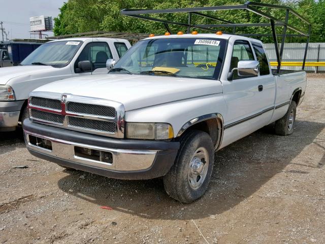 3B7KC23D0VM515935 - 1997 DODGE RAM 2500 WHITE photo 2