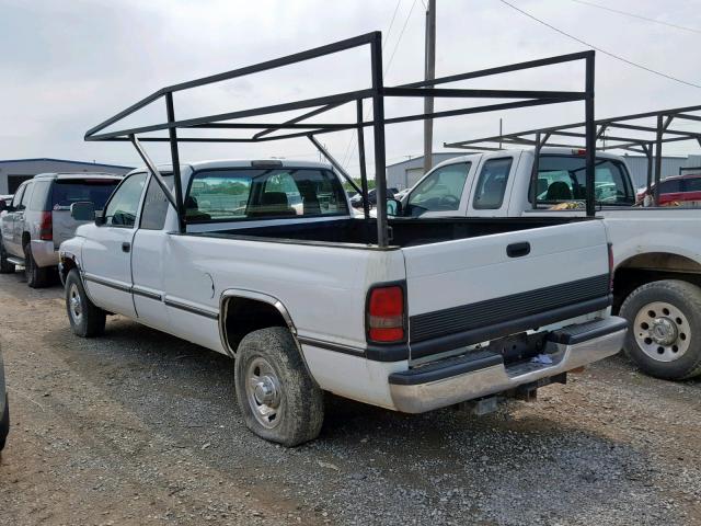 3B7KC23D0VM515935 - 1997 DODGE RAM 2500 WHITE photo 3