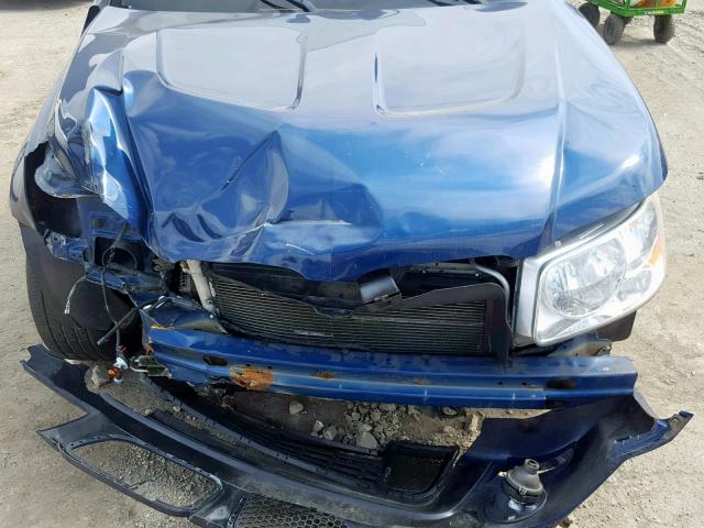 2CKDL537096200078 - 2009 PONTIAC TORRENT GX BLUE photo 7