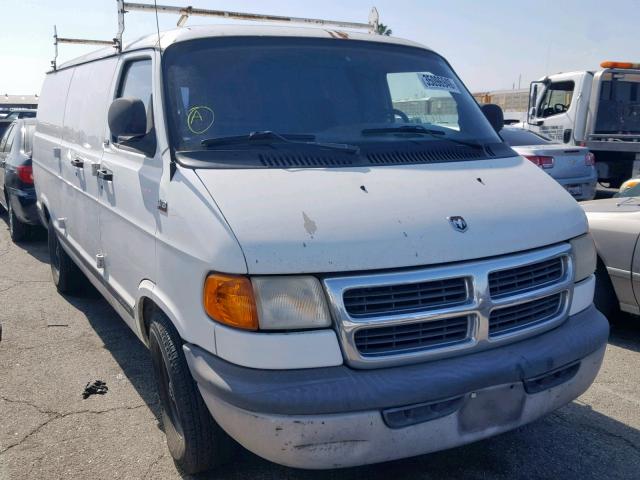 2B7HB11YX2K118761 - 2002 DODGE RAM VAN B1 WHITE photo 1