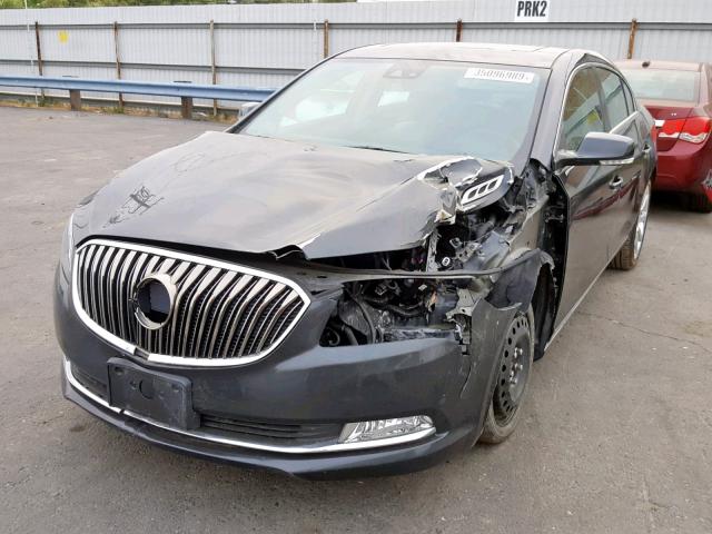 1G4GD5G3XEF102129 - 2014 BUICK LACROSSE P GRAY photo 2