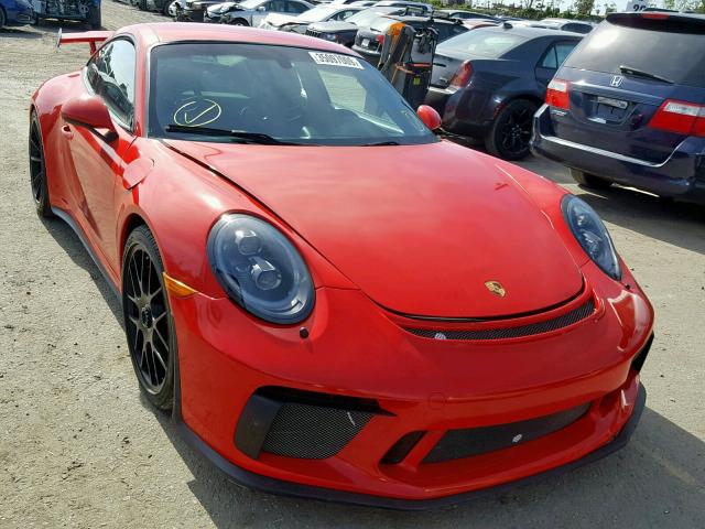 WP0AC2A96JS176061 - 2018 PORSCHE 911 GT3 RED photo 1