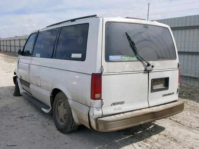 1GNDM19W71B109622 - 2001 CHEVROLET ASTRO WHITE photo 3