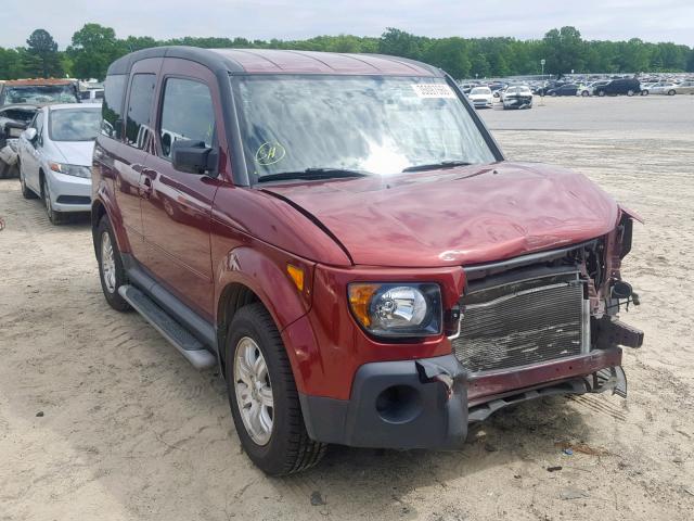 5J6YH18767L015446 - 2007 HONDA ELEMENT EX MAROON photo 1