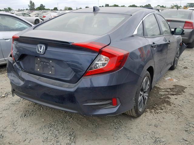 JHMFC1F75JX017914 - 2018 HONDA CIVIC EXL BLUE photo 4