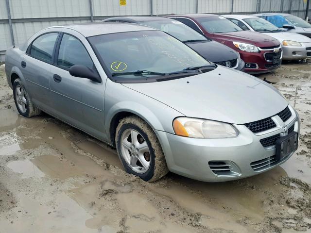 1B3EL36R34N324963 - 2004 DODGE STRATUS SE SILVER photo 1