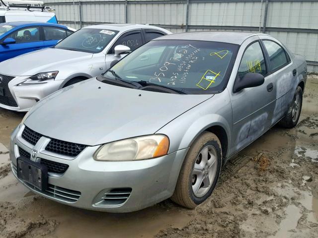 1B3EL36R34N324963 - 2004 DODGE STRATUS SE SILVER photo 2