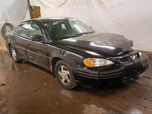 1G2NE52E3XC502852 - 1999 PONTIAC GRAND AM S BLACK photo 1