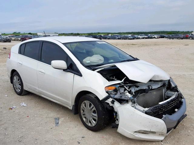 JHMZE2H56BS010977 - 2011 HONDA INSIGHT LX WHITE photo 1