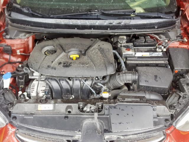 5NPDH4AEXDH419428 - 2013 HYUNDAI ELANTRA GLS  photo 7