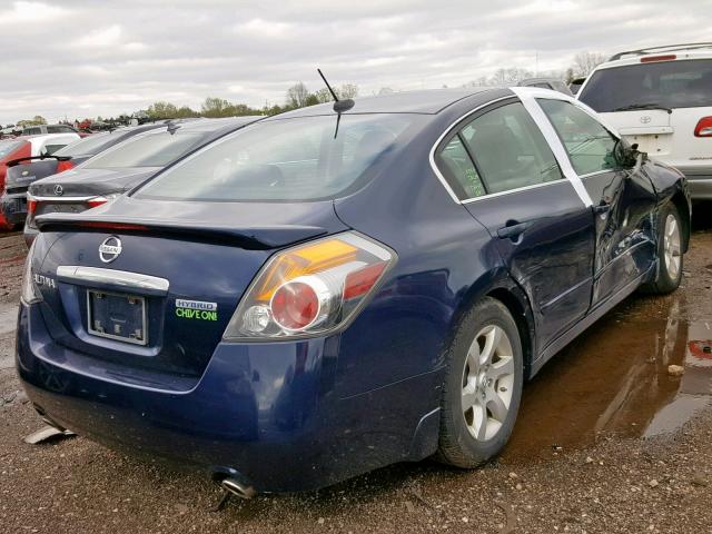 1N4CL21E29C189178 - 2009 NISSAN ALTIMA HYB BLUE photo 4