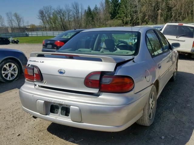 1G1NE52J93M640966 - 2003 CHEVROLET MALIBU LS SILVER photo 4