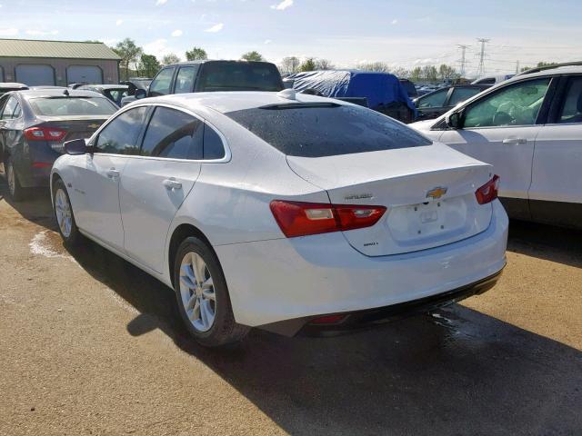 1G1ZE5ST9HF208134 - 2017 CHEVROLET MALIBU LT WHITE photo 3