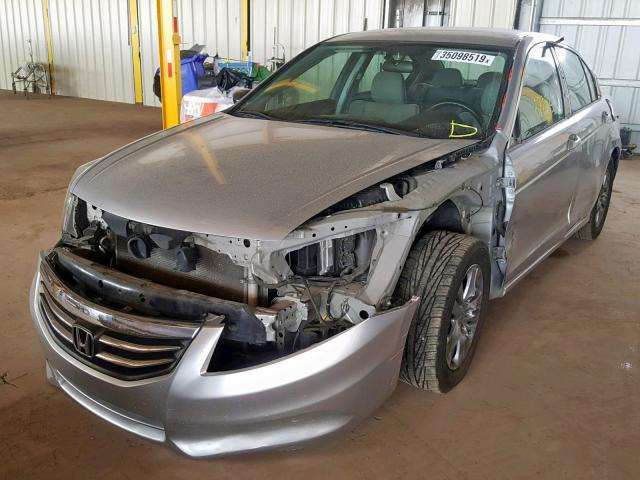 1HGCP2F49CA010847 - 2012 HONDA ACCORD LXP SILVER photo 2