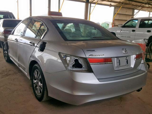 1HGCP2F49CA010847 - 2012 HONDA ACCORD LXP SILVER photo 3