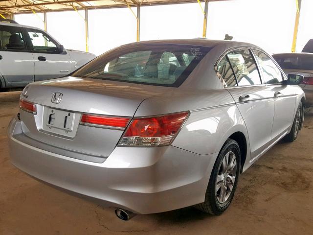 1HGCP2F49CA010847 - 2012 HONDA ACCORD LXP SILVER photo 4