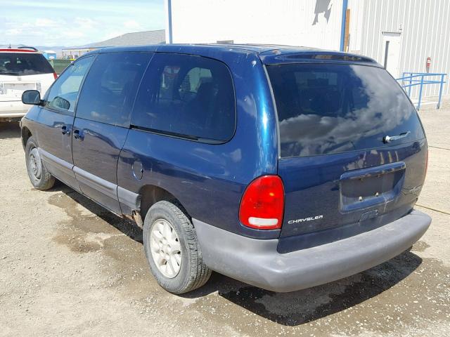 1C4GJ44G5YB732280 - 2000 CHRYSLER GRAND VOYA BLUE photo 3