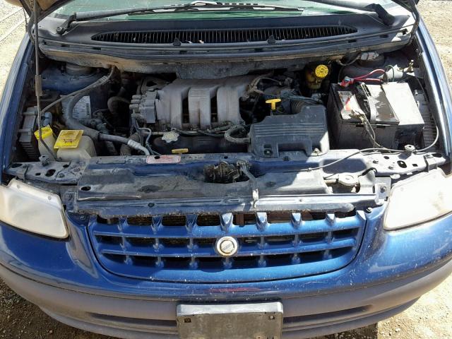 1C4GJ44G5YB732280 - 2000 CHRYSLER GRAND VOYA BLUE photo 7