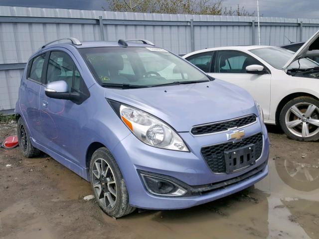 KL8CF6S94FC735350 - 2015 CHEVROLET SPARK 2LT BLUE photo 1