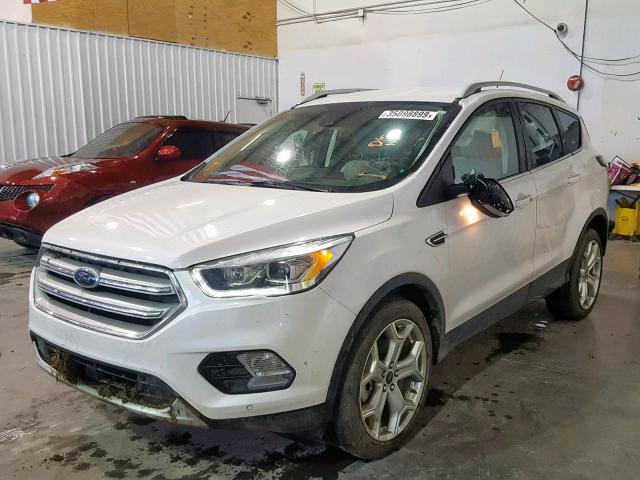 1FMCU0J90JUD59059 - 2018 FORD ESCAPE TIT WHITE photo 2