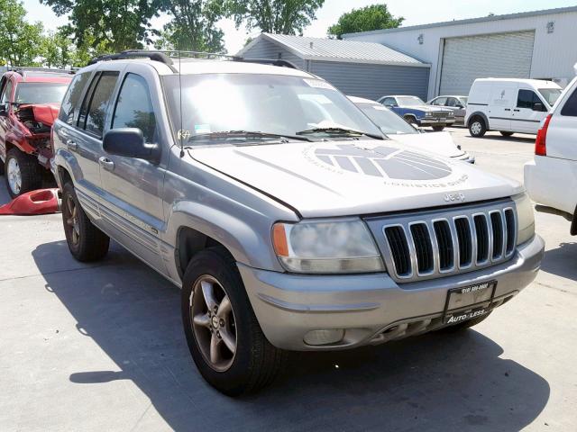 1J4GX58NX1C685139 - 2001 JEEP GRAND CHER GRAY photo 1