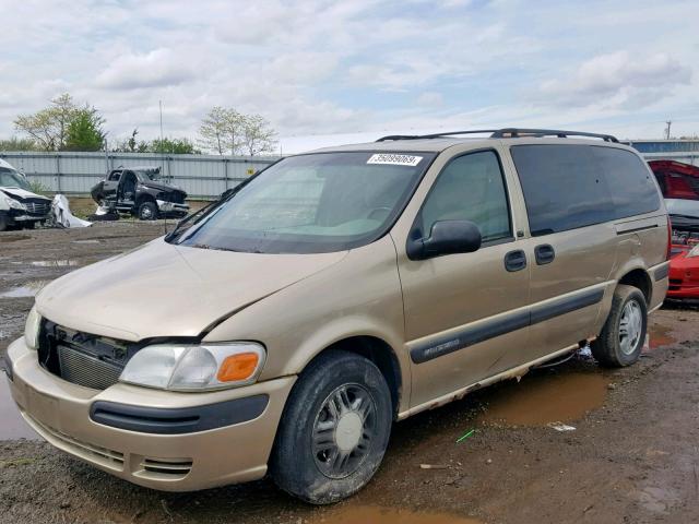 1GNDV33E35D121687 - 2005 CHEVROLET VENTURE LT TAN photo 2