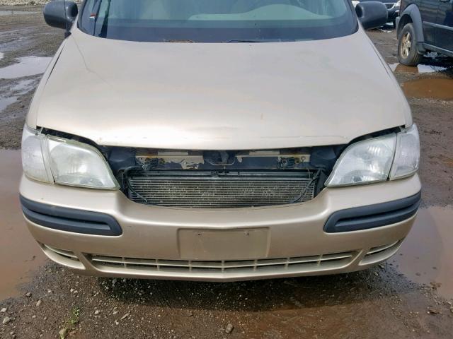 1GNDV33E35D121687 - 2005 CHEVROLET VENTURE LT TAN photo 9