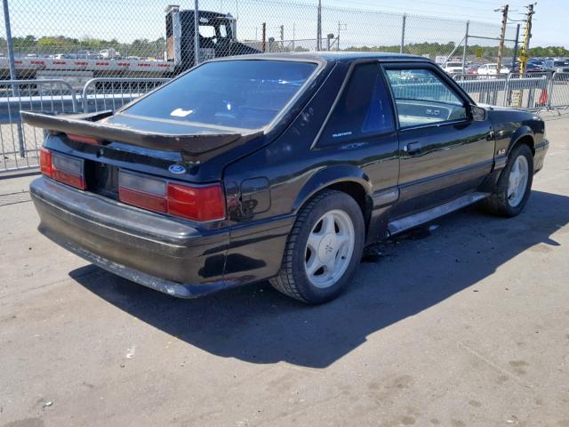 1FACP42E2MF164383 - 1991 FORD MUSTANG GT BLACK photo 4