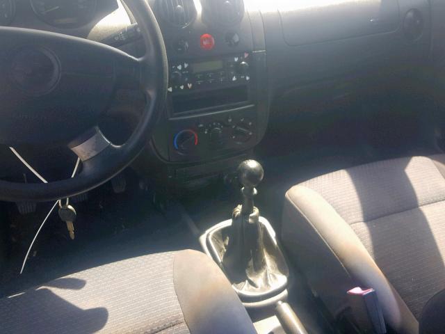 KL1TD66656B526533 - 2006 CHEVROLET AVEO BASE Gümüş foto 10