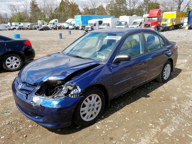 2HGES16614H578113 - 2004 HONDA CIVIC LX  photo 2