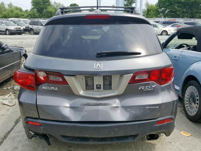 5J8TB1H54BA005648 - 2011 ACURA RDX TECHNO GRAY photo 9