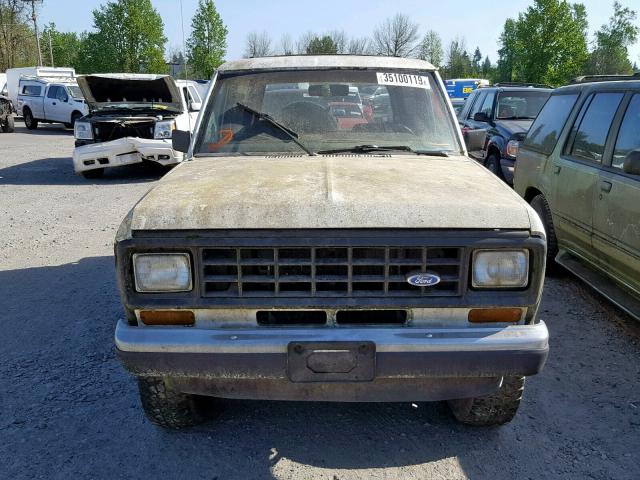 1FMCU14T8HUA83012 - 1987 FORD BRONCO II CREAM photo 9