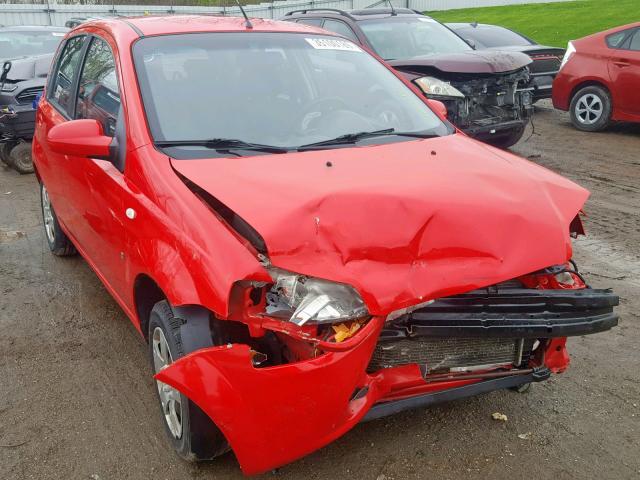 KL1TD66678B259916 - 2008 CHEVROLET AVEO BASE Qırmızı foto 1