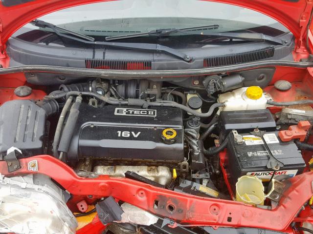 KL1TD66678B259916 - 2008 CHEVROLET AVEO BASE Qırmızı foto 7