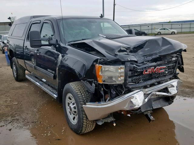 1GT424C84BF204689 - 2011 GMC SIERRA K35 BLACK photo 1