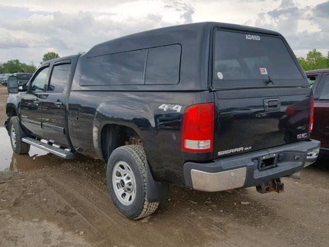 1GT424C84BF204689 - 2011 GMC SIERRA K35 BLACK photo 3