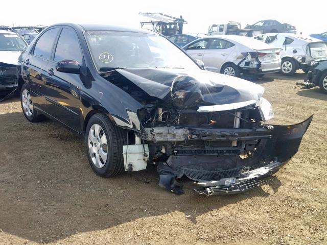 KNAFE122585497526 - 2008 KIA SPECTRA EX BLACK photo 1