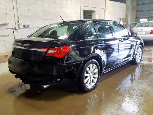 1C3CCBBG7DN533664 - 2013 CHRYSLER 200 TOURIN BLACK photo 4