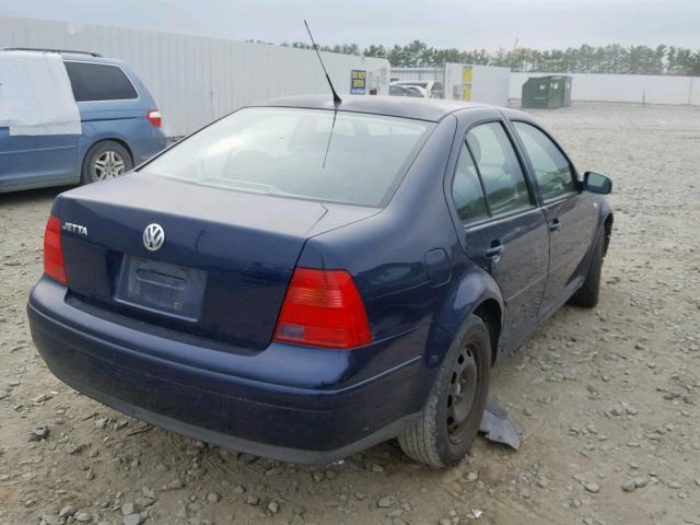 3VWRK69M02M070492 - 2002 VOLKSWAGEN JETTA GL BLUE photo 4