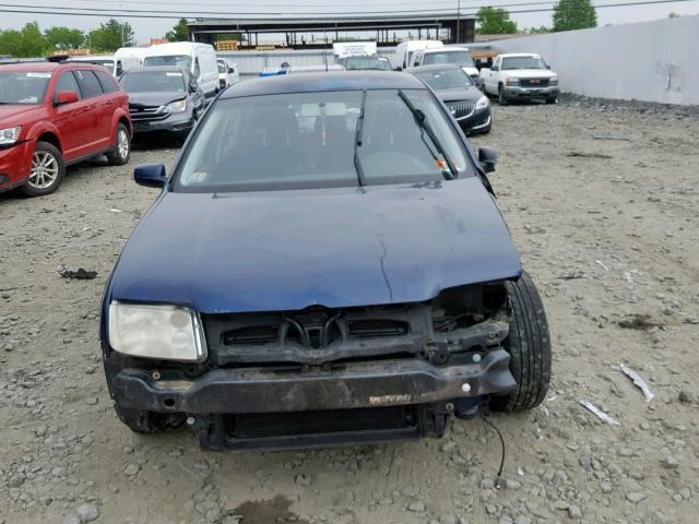 3VWRK69M02M070492 - 2002 VOLKSWAGEN JETTA GL BLUE photo 9