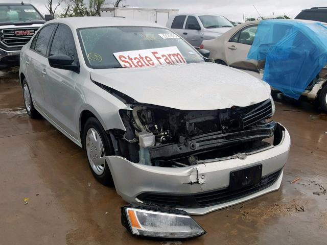 3VW2K7AJ2BM112704 - 2011 VOLKSWAGEN JETTA BASE 银色 照片 1