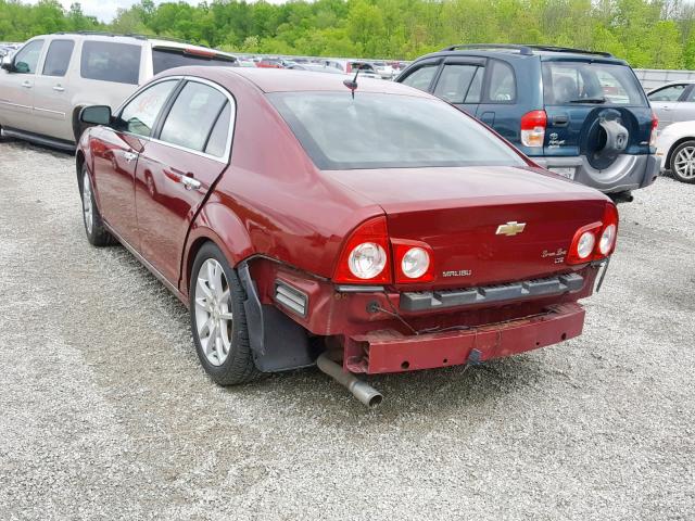 1G1ZK57B69F143267 - 2009 CHEVROLET MALIBU LTZ 红色 照片 3